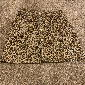 Cheetah skirt